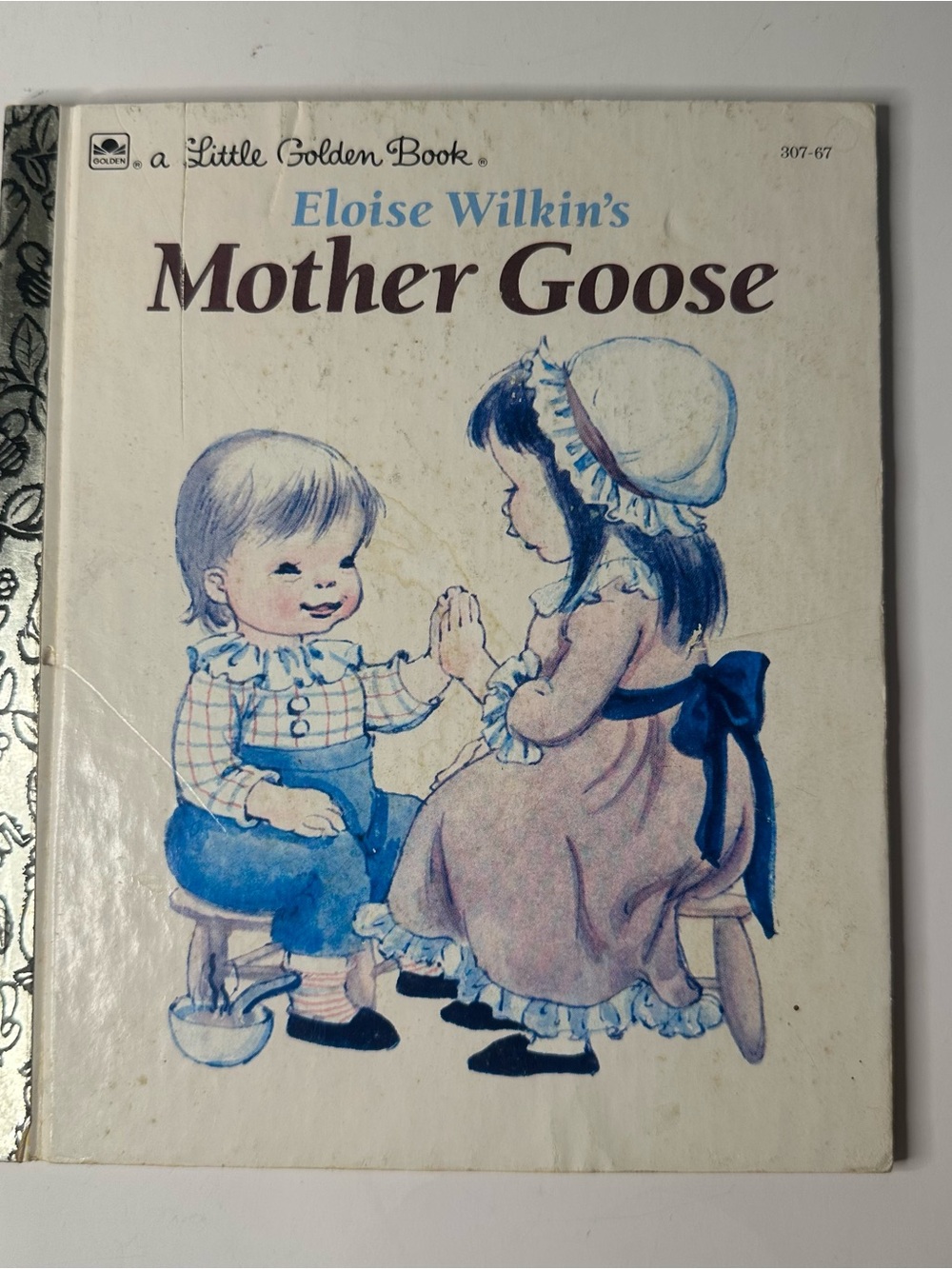Vintage Little Golden Book Mother Goose Short Stories Eloise Wilkin ‘61 First Ed